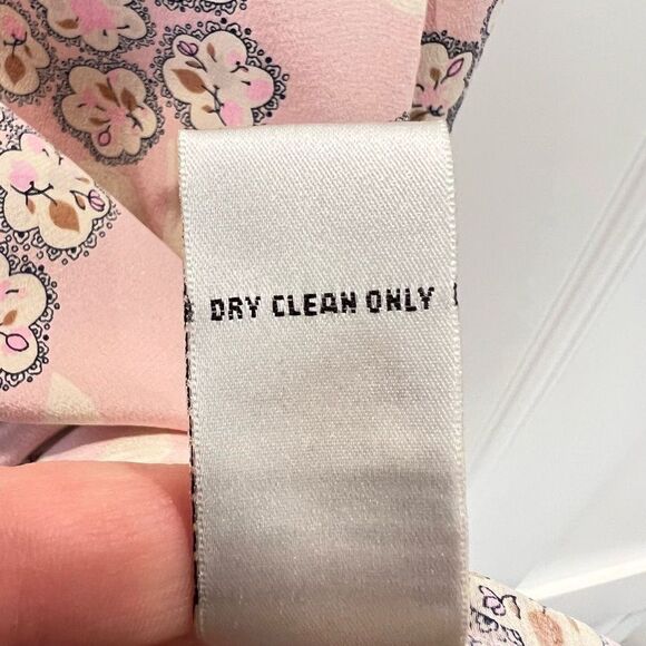 Jill Stuart Collection Size 2 Silk Lace Floral Dress Sleeveless Knee Length - Picture 13 of 14